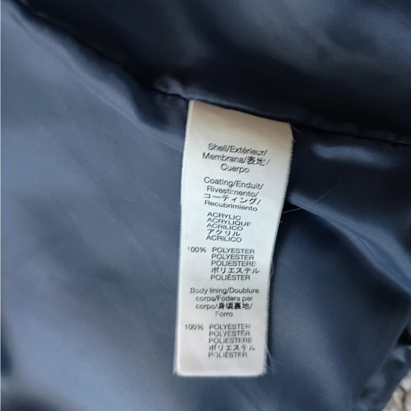 Gap Mens Puffer Vest XS Light Blue Full Zip Polyester Jacket Sleeveless - Picture 7 of 9